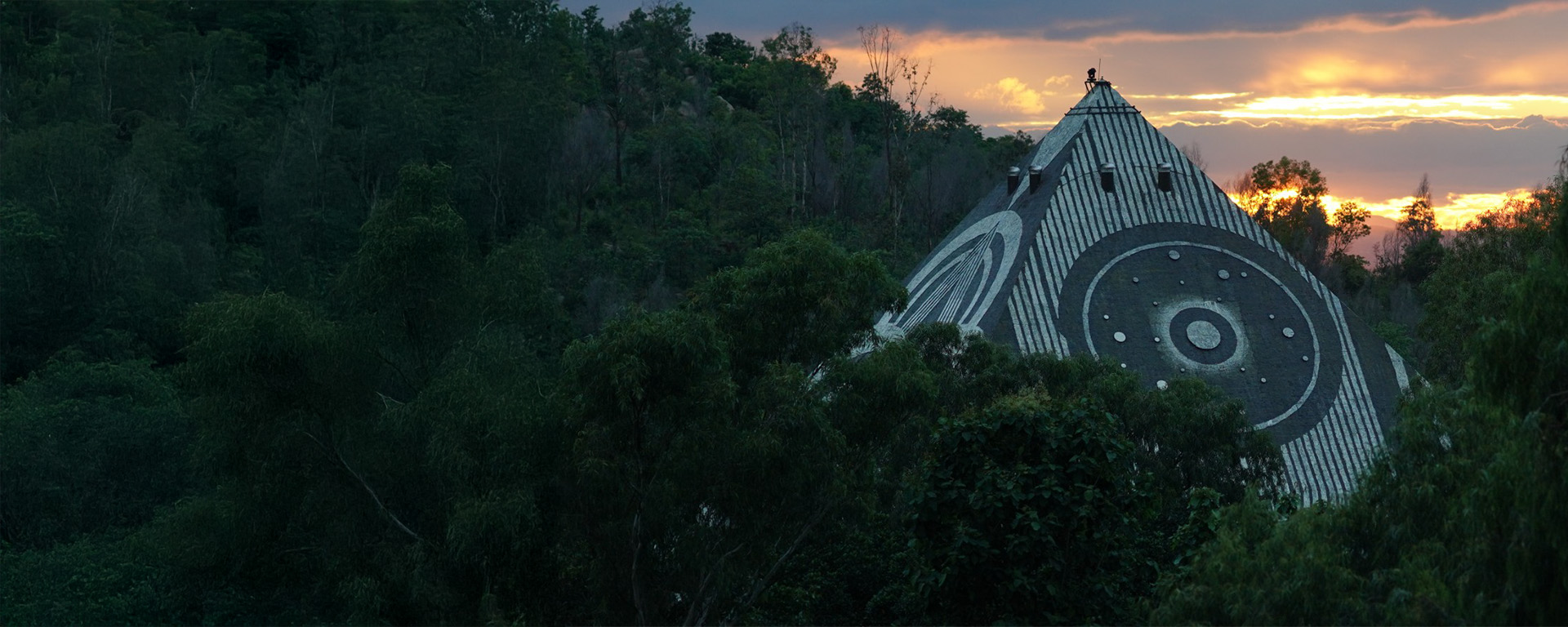Meditation space at Pyramid Valley